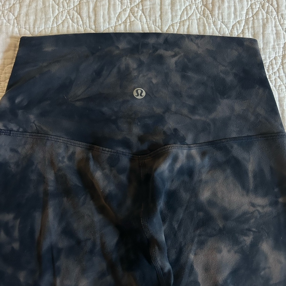 lululemon athletica Navy Tie-Dye Leggings